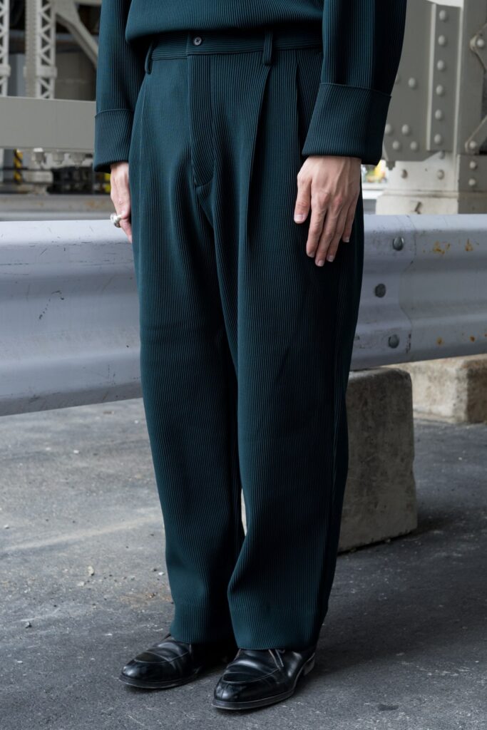 stein Gradation Pleats Two Tuck Trousers